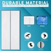 White Magnetic Door Mesh Screen Gate Mesh Hands-Free mosquito Bug no Box