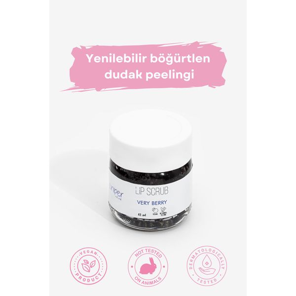 Böğürtlen Dudak Peelingi - Onarıcı, Arındırıcı, Besleyici, Vegan - 41 ml