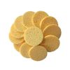 HEALIFTY 50Pcs Sponge Pad Cellulose Compress Puff Facial Washing Sponge Face Care Cleansing (Round,Skin Color)
