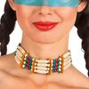PARTY DISCOUNT ® Indian Pearl Collar Suede Look