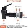 10 Pack Cooler Faucet Replacement Reusable Plastic Spigot for Beverage Dispenser