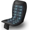 Zone Tech 2x Black Cooling Car Seat Cushion Cooler 12V Adjustable Temperature