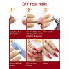 Yokilly Practice Hand for Acrylic Nails,100PCS Practice Nail Tips Flexible Nail Practice Hand with Stand,Silicone Nail Hand Practice Model for Nail Training,Fake Hands With 3PCS Professional Nail File