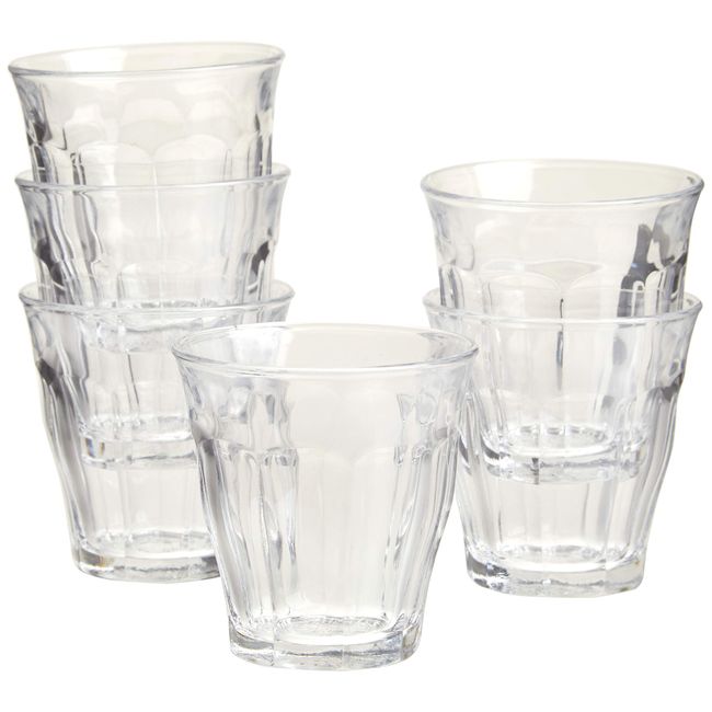 French Picardie Tumbler 6-Glass Set, In 4 Sizes