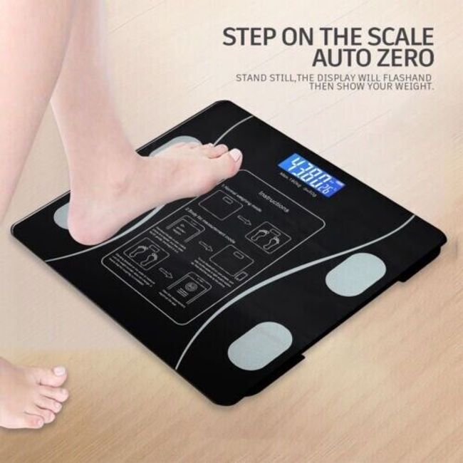 Smart Scale for Body Weight Digital Bathroom Scale BMI Bluetooth