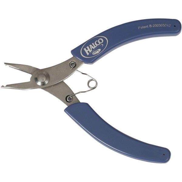 Halco Pliers Fish Ring ,Silver, Blue