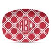 Personalized Celtic Knot Plastic Platter - Microwave & Oven Safe Composite Polymer