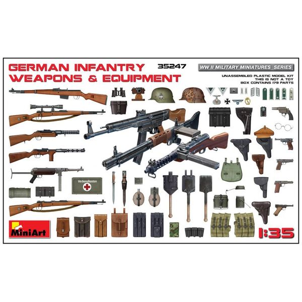 Miniart 1: 35 - German Infantry Weapons & Equipment