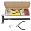 Nocking Pliers Set with T Shape Bow Square Ruler Nocking Buckle Archery Plier Recurve Bow Tool Set