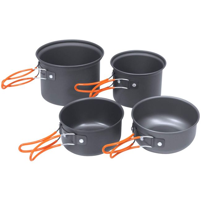 Hack Aluminum Outdoor Cooker Set, 4P HAC2167