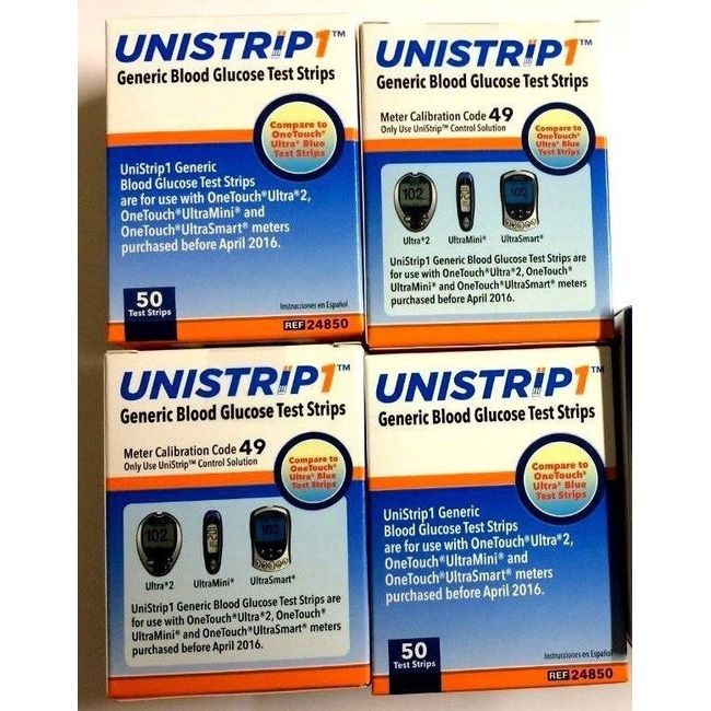 UniStrip 200 Test Strips  For Onetouch® Ultra® Meters 10/09/2025