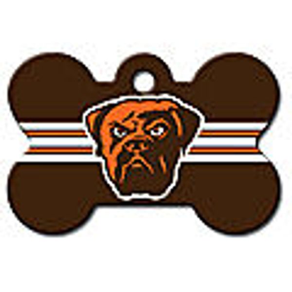 CLEVELAND BROWNS NFL PERSONALIZED PET ID TAG