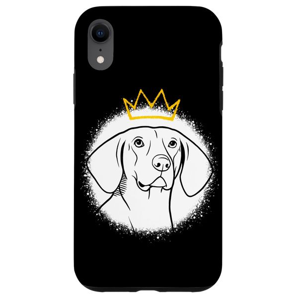 Treeing Walker Coonhound with Crown Case for iPhone XR