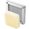 French Fry Cutter Chopper Replacement Blade & Push Block 1/4-inch 3 Pieces