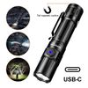 Super fire Magnetic Tail 1800LM Rechargeable Powerful Mini Flashlight