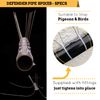 Defender Bird Spikes | Pipe Protection Kit | Bird Control Guide | 3 Metre Pack