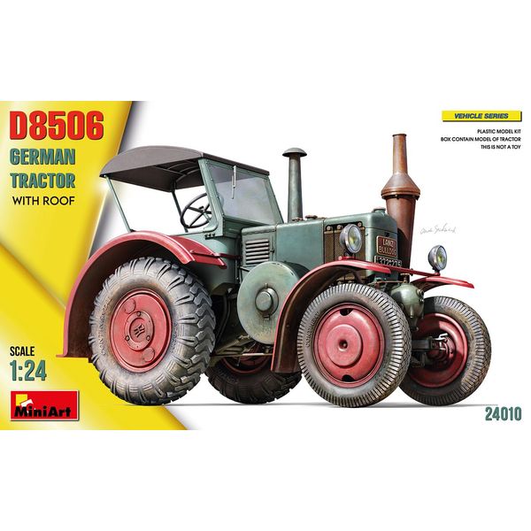 Miniart 1:24 - German Tractor D8506 w/Roof