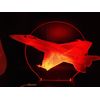 Fighter Jet Led 3d Illusion lamp Planes Christmas gift night light