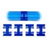 Digi Base 19125 for Plarail Concave Rail (4 Pieces) Blue