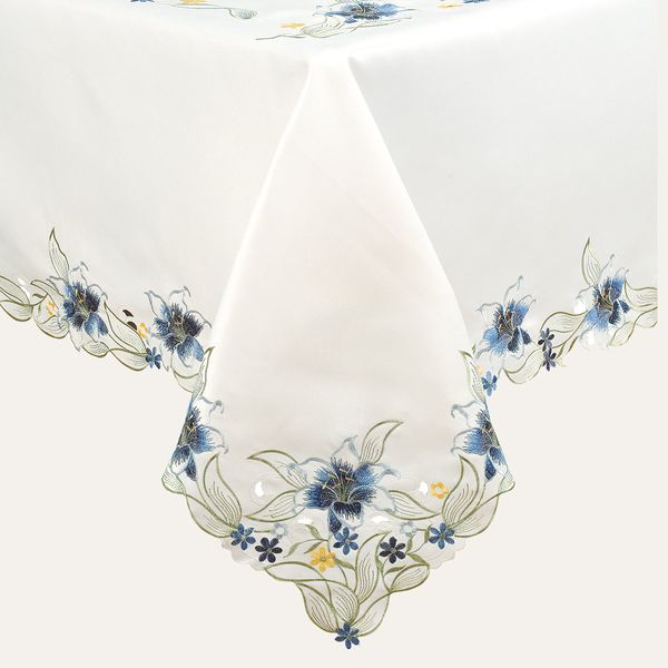 Ivory Table Cover - Cedrick Collection - Table Runners