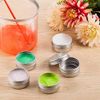 nuoshen 20 Pcs Aluminium Tin Jars, 20ml Empty Cosmetics Containers Pots for Cream Sample Makeup Creams