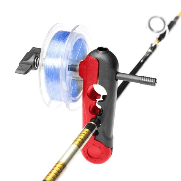 VBESTLIFE Mini Fishing Line Spooler Rollenwickler, tragbare Angelschnurwickelspule für unterschiedliche Spulengrößen Angelzubehör