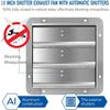 10 Inch Shutter Exhaust Fan High Speed with Adjustable Programmable Thermostat