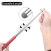 MECCANIXITY Telescopic Teachers Pointer Teaching Pointer Stick 39 Inch Retractable Extendable Pointer for Classroom Whiteboard Office Presentation Pointers, Red