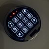 Stack-On Elite Lock Gun Safe Lock Replacement LED Keypad Chrome With Swing Bolt
