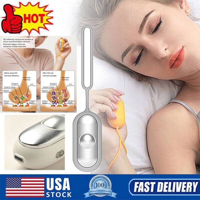 The Chill Pill Device Hand Held Ergonomic Sleep Aid Machine Improve Sleep Relief