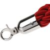 1.5M Twisted Red Queue Barrier Rope Divider Crowd Control Stanchion Barrier Rope with Hook