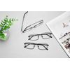 Eyekepper 3-pack Readers Rectangular Spring Temple Large Metal Reading Glasses Men Black