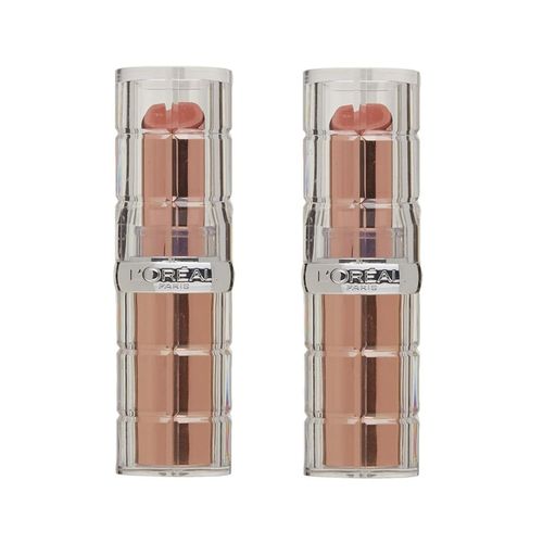 Pack of 2 L'Oreal Paris Colour Riche Plump and Shine Lipstick, Coconut Plump 107