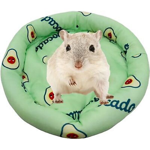 1 Pc Circular Summer Cooling Hamster Bed, Comfortable Sleep Circular, Green