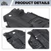 2Pcs Engine Splash Shield Guard Under Panel Cover For Toyota Camry 2012-2014