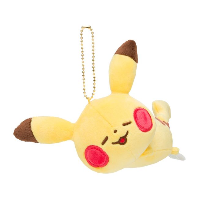 Pokémon Center Original Mascot, Pokémon Yurutto Lying Down Pikachu, 3.1 x 6.1 x 5.1 x 5.5 inches (8 x 15.5 x 14 x 14 cm)