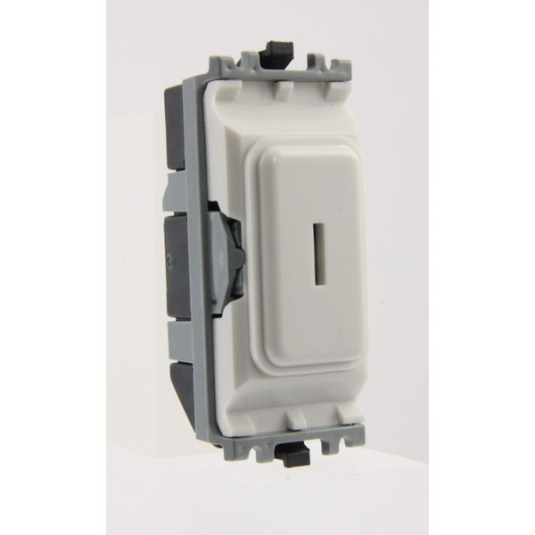 MK (ELECTRIC) Grid Plus 20 Amp 1 Way Dp Secret Key White Switch Module, (K4917WHI)