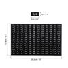 PATIKIL Tool Box Labels, 8 Sheets Toolbox Decals Wrench Socket Size Stickers for Socket Sets Tools Labeling Organization, Black (180 Stickers/Sheet)