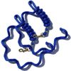 Poly Lead Rope Blue 5/8" x 9' w/Brass Plated Bolt Snap 2-Pack #18002
