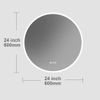 Modern 24'' LED Bathroom Vanity Mirror Dimming Bluetooth For Making up/ Shaving
