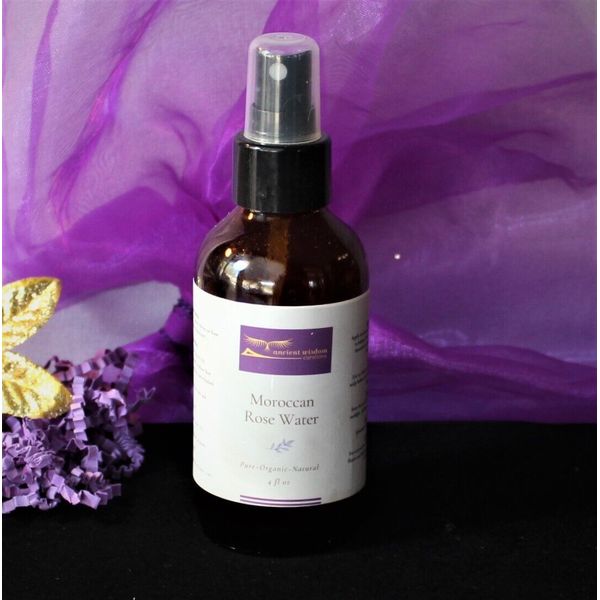 Rose Water Spray/All Natural/4oz/Ancient Wisdom Curations