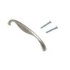 KITCHEN CUPBOARD DOOR PULL HEAVY D HANDLE MATT CHROME 96MM ( pack 2 )