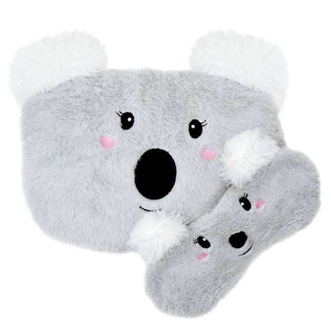 Koala Small Hot Water Bottle and Eye Mask Boxed Gift Set - Koala Lovers Gift