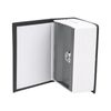 Book Safe Black Box with Key for Storing Small Practical Valuables to Save Money