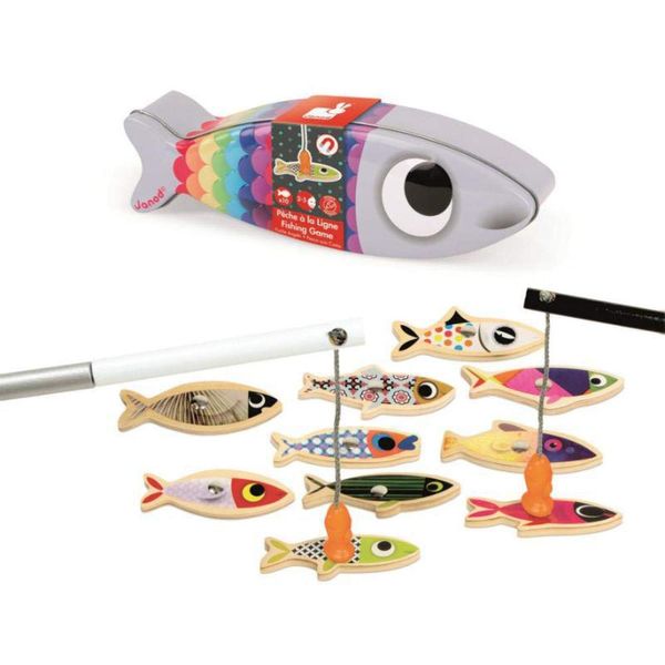 Janod -Sardine Fishing Game - Ages 2 and up - J08209