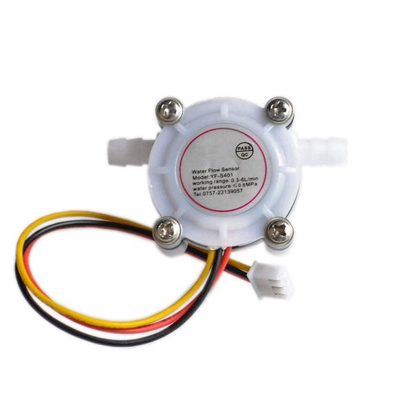 Water Flow Sensor 0.3-6L/min Switch Meter Flowmeter Counter Sensor Water Control 1/4" 1.75MPa DIY Kit