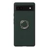 Google Pixel 7a Case, Genuine Leather, Shrink Leather, Smartphone Case, Smartphone Cover, Back Case, Mobile Case, Smartphone Ring, Strap, Fall Prevention, Stand Function (Pine)