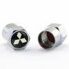 Mitsubishi Metal Chrome Tyre Valve Dust Cap