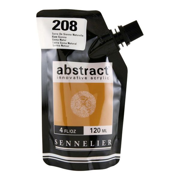Sennelier : Abstract Acrylic Paint : 120ml : Satin : Raw Sienna