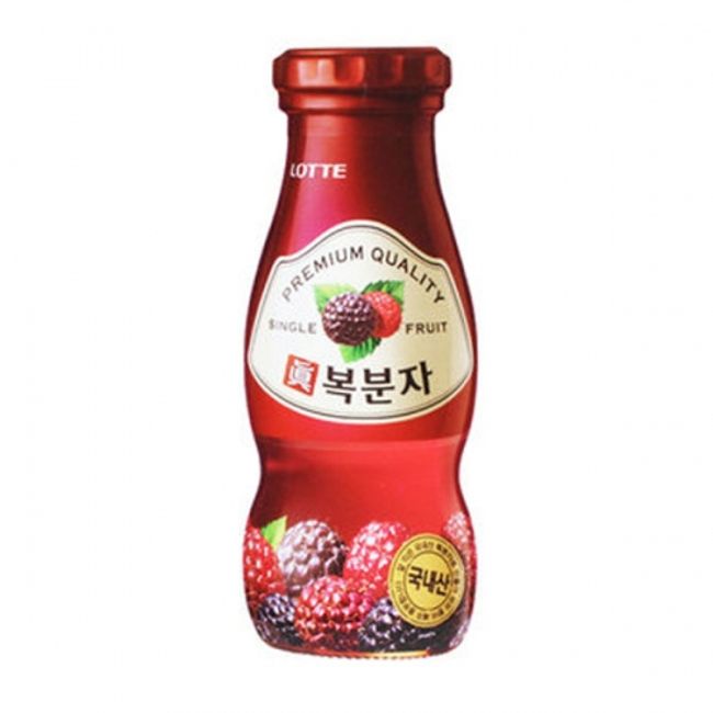 Lotte Jin Bokbunja 180mlx12bottlesx4 each Juice/mixed juice/fruit drink/fruit juice/drink, single quantity